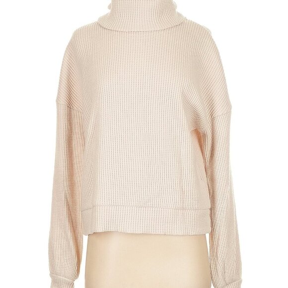 Banana Republic Tan/Cream Turtleneck Sweater - Picture 4 of 5